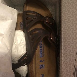 New Birkenstock Granada brown sandal sz 40